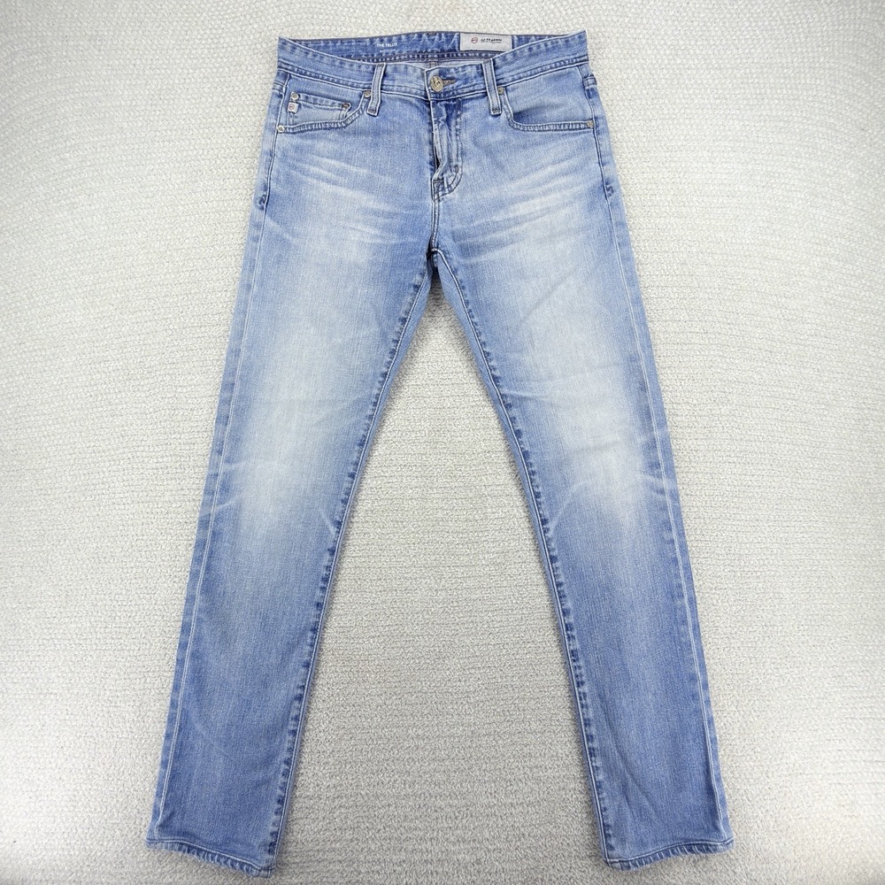 AG Adriano Goldschmied The Tellis Jeans Mens 30R Modern Slim Light Wash Stretch
